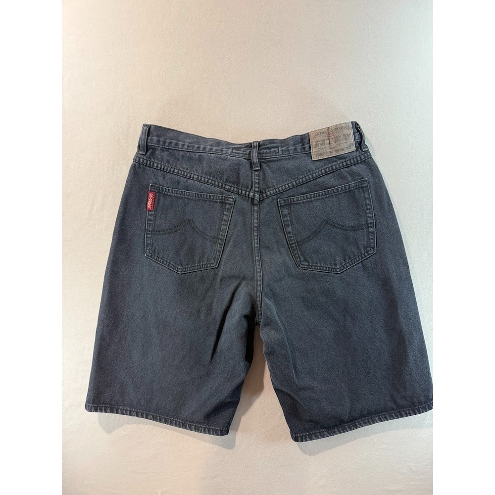 Vintage Unionbay Gray Denim Shorts Mens 36 Y2K Skater Loose Fit - Picture 3 of 7